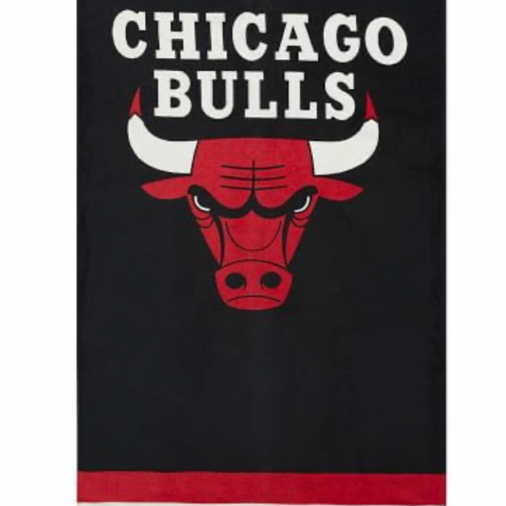 New with tags Pottery Barn NBA Chicago Bulls beach towel.